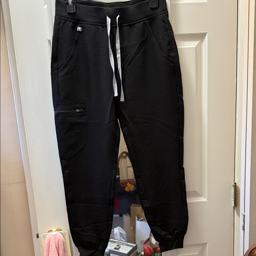 Figs Black Technical Collection Pants